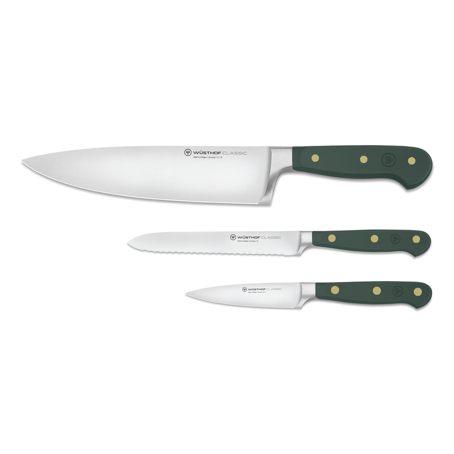 Classic 3-Piece Utility Knife Set - Fresh Rosemary